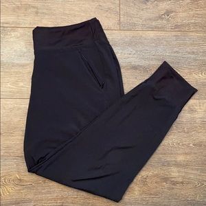 Women’s Athleta black lined joggers